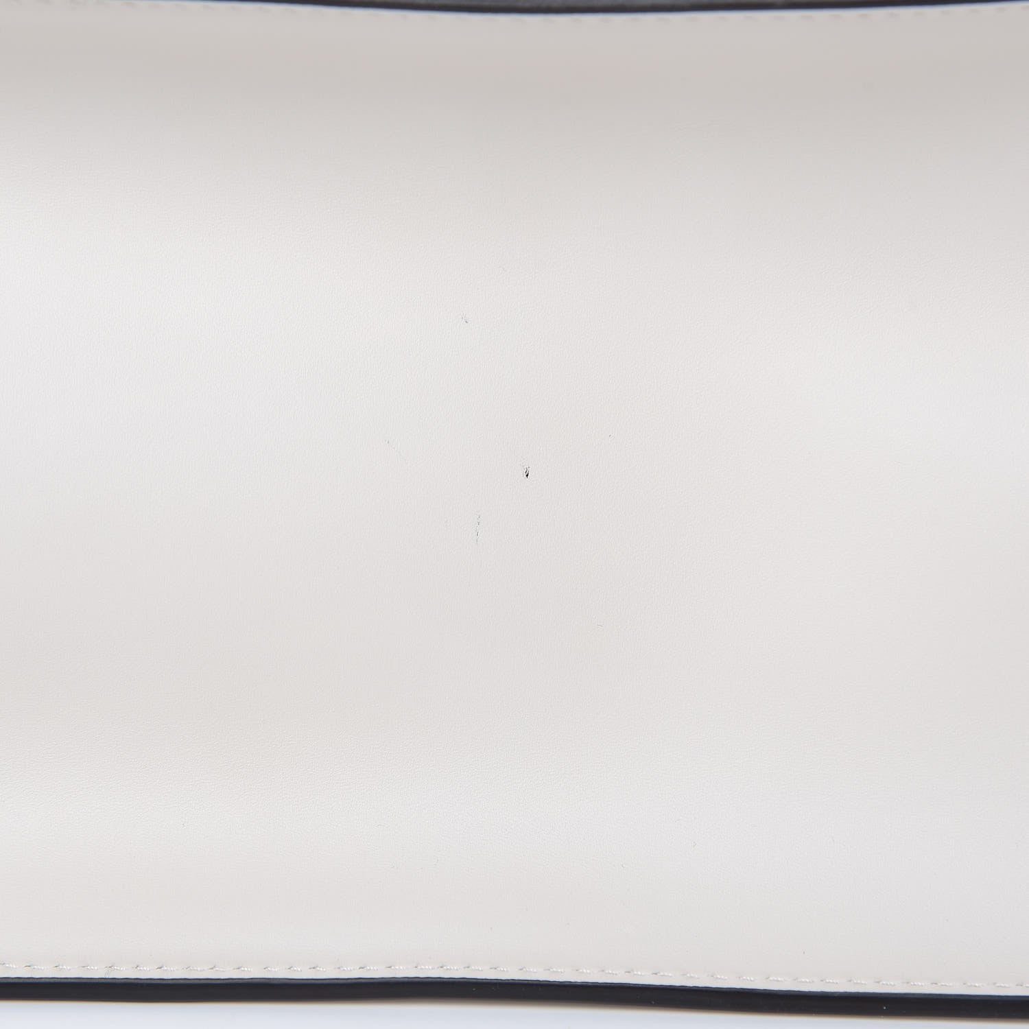 Gucci Calfskin Maxi Sylvie Top Handle Bag White 11 of 12
