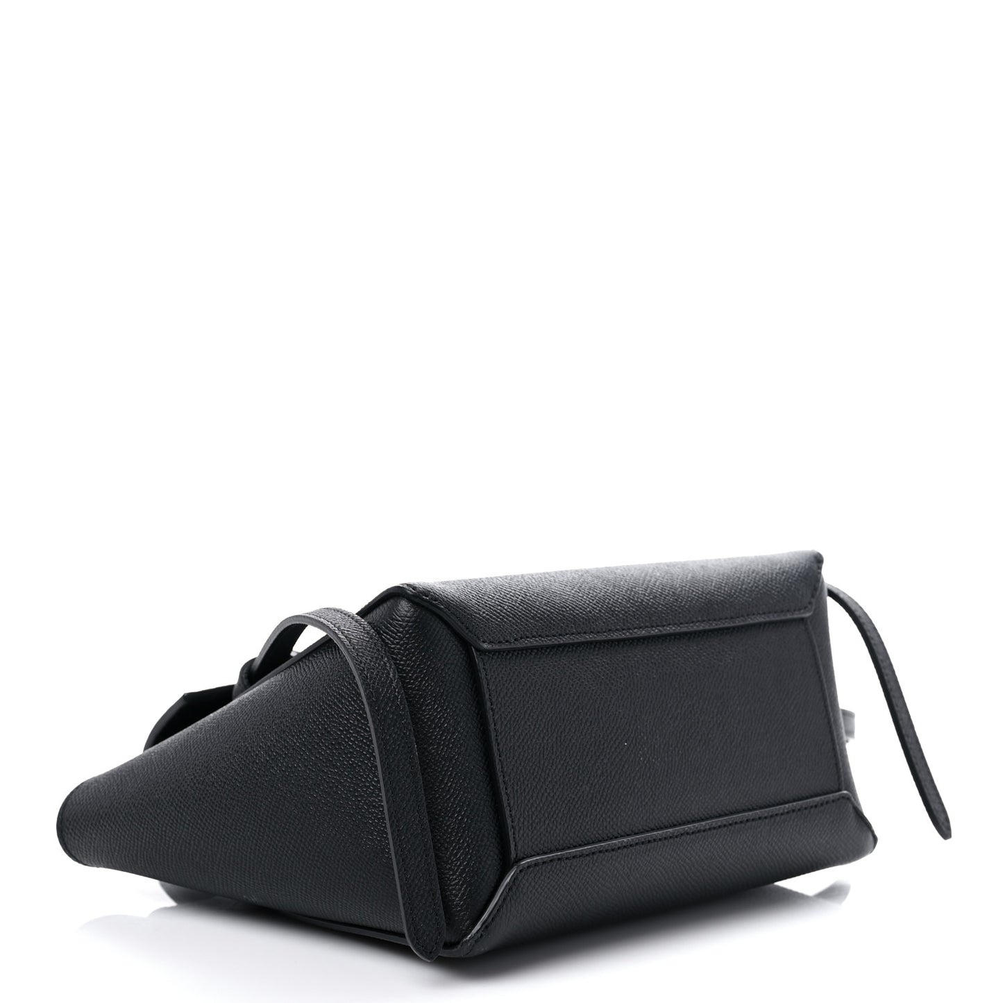 Grained Calfskin Nano Belt Bag Black