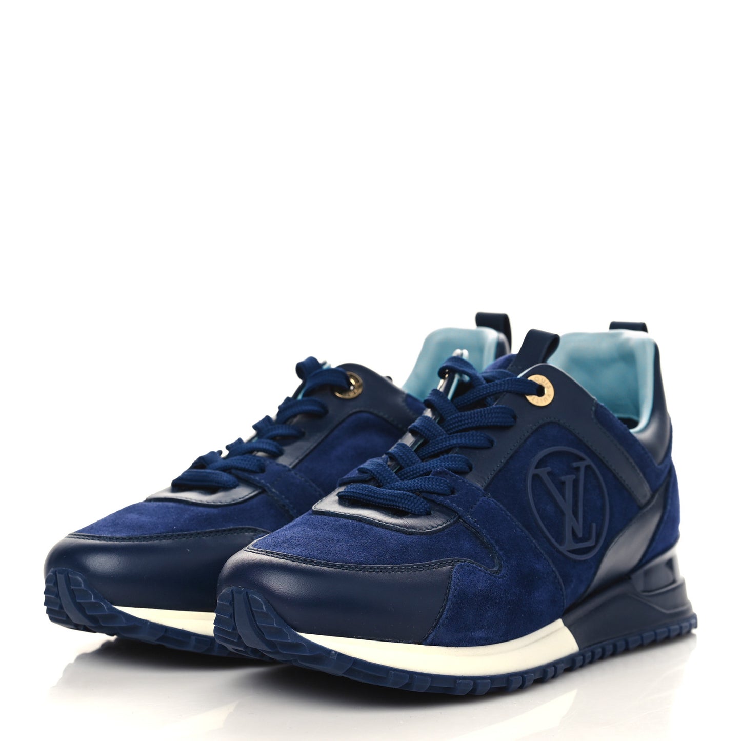 Suede Run Away Sneakers 36 Blue