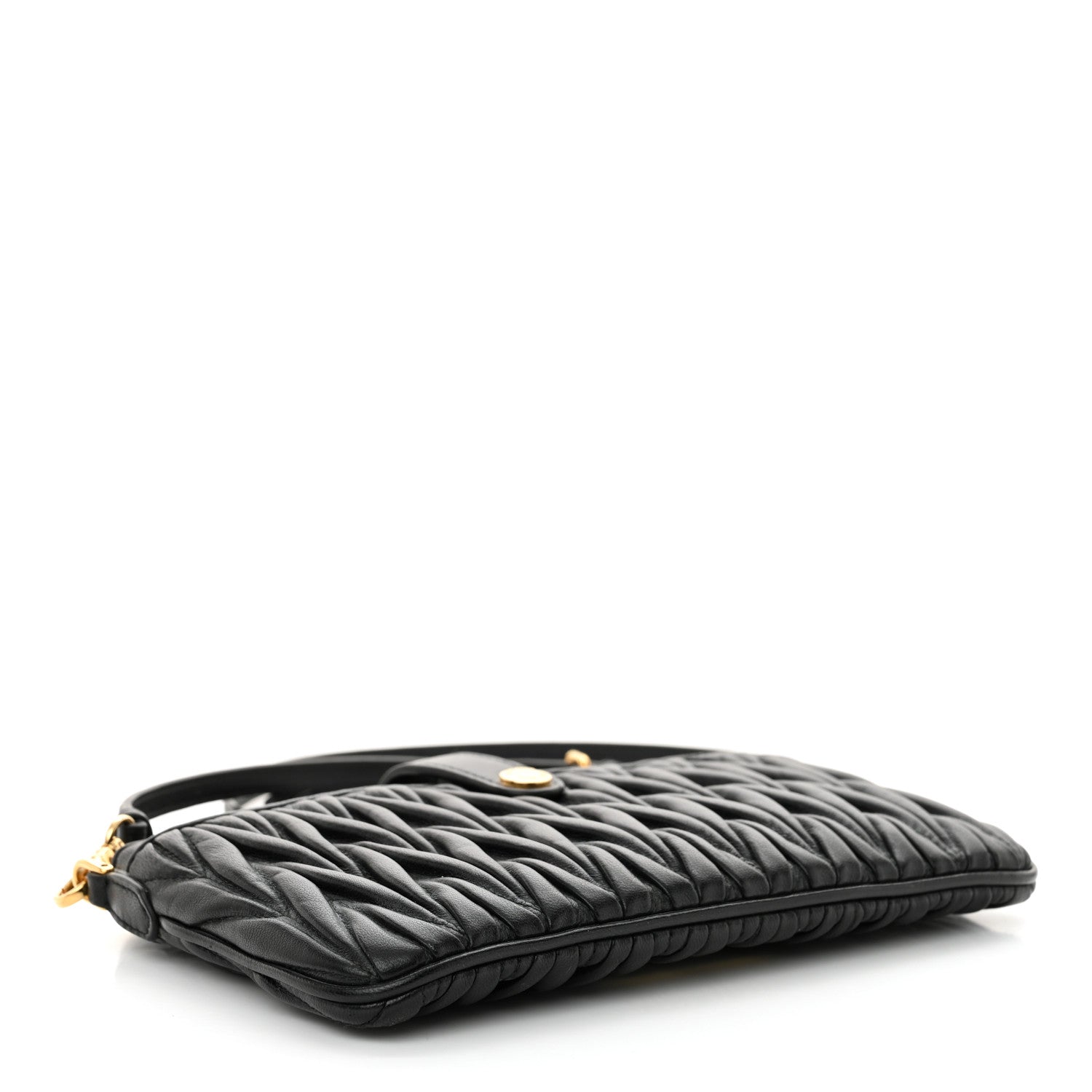 Miu Miu Nappa Matelasse Crossbody Black 4 of 10