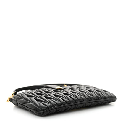 Miu Miu Nappa Matelasse Crossbody Black 4 of 10