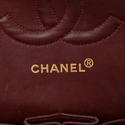 Chanel Lambskin Quilted Medium Double Flap Black 7 of 14