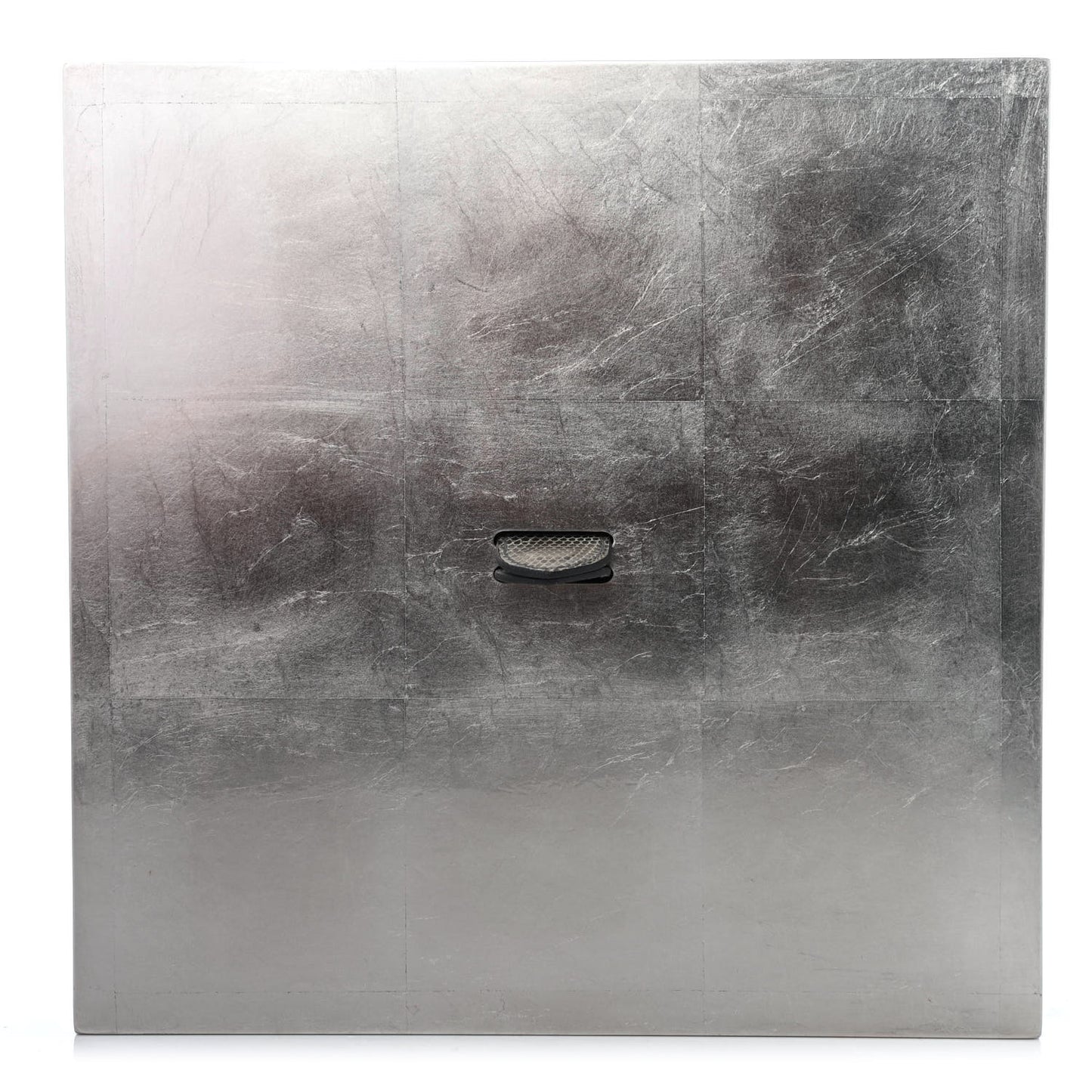Lacquered Wood Boitakare Scarf Box Palladium Taupe