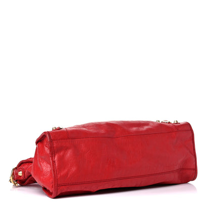 Balenciaga Agneau Giant 12 Gold Hardware City Rouge Cardinal 3 of 23