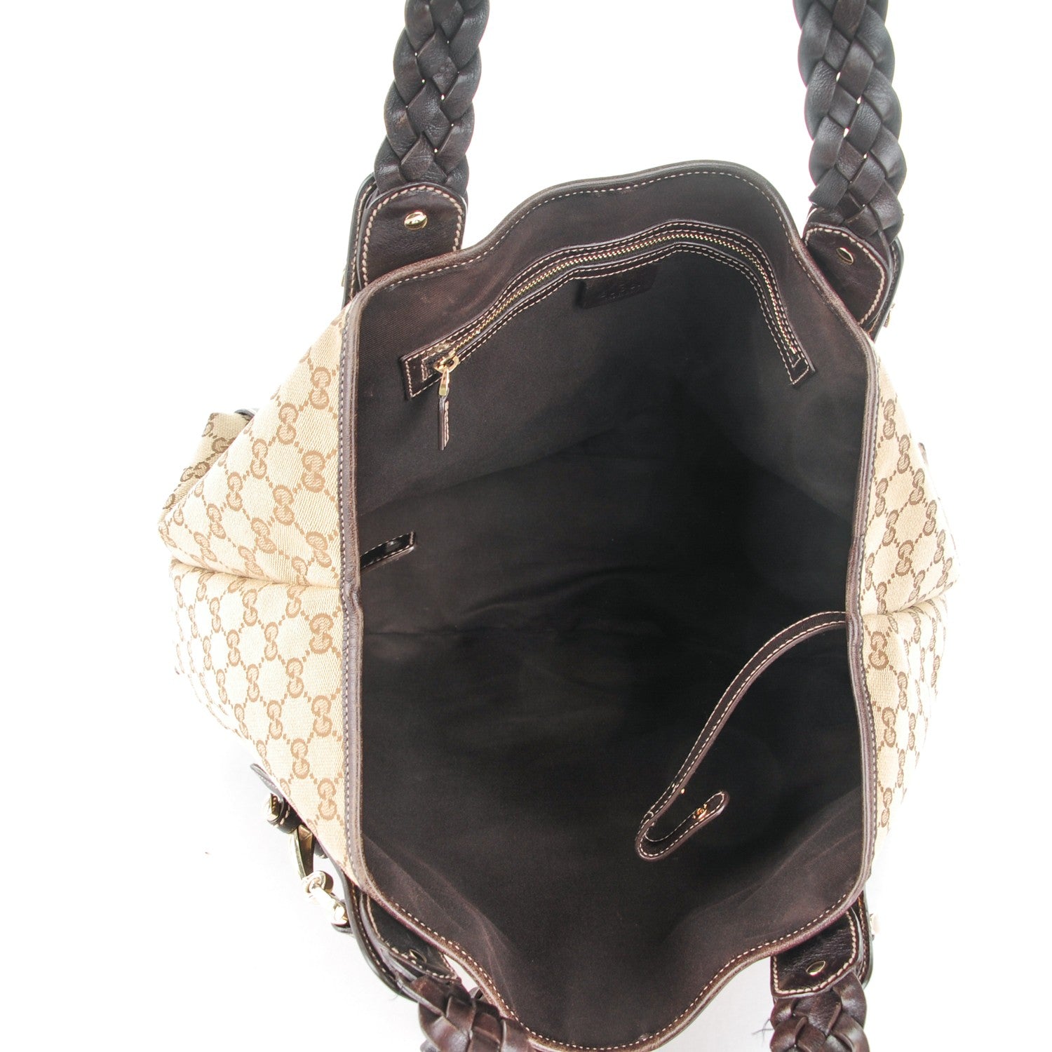 Gucci Monogram Medium Pelham Shoulder Bag Dark Brown 6 of 8