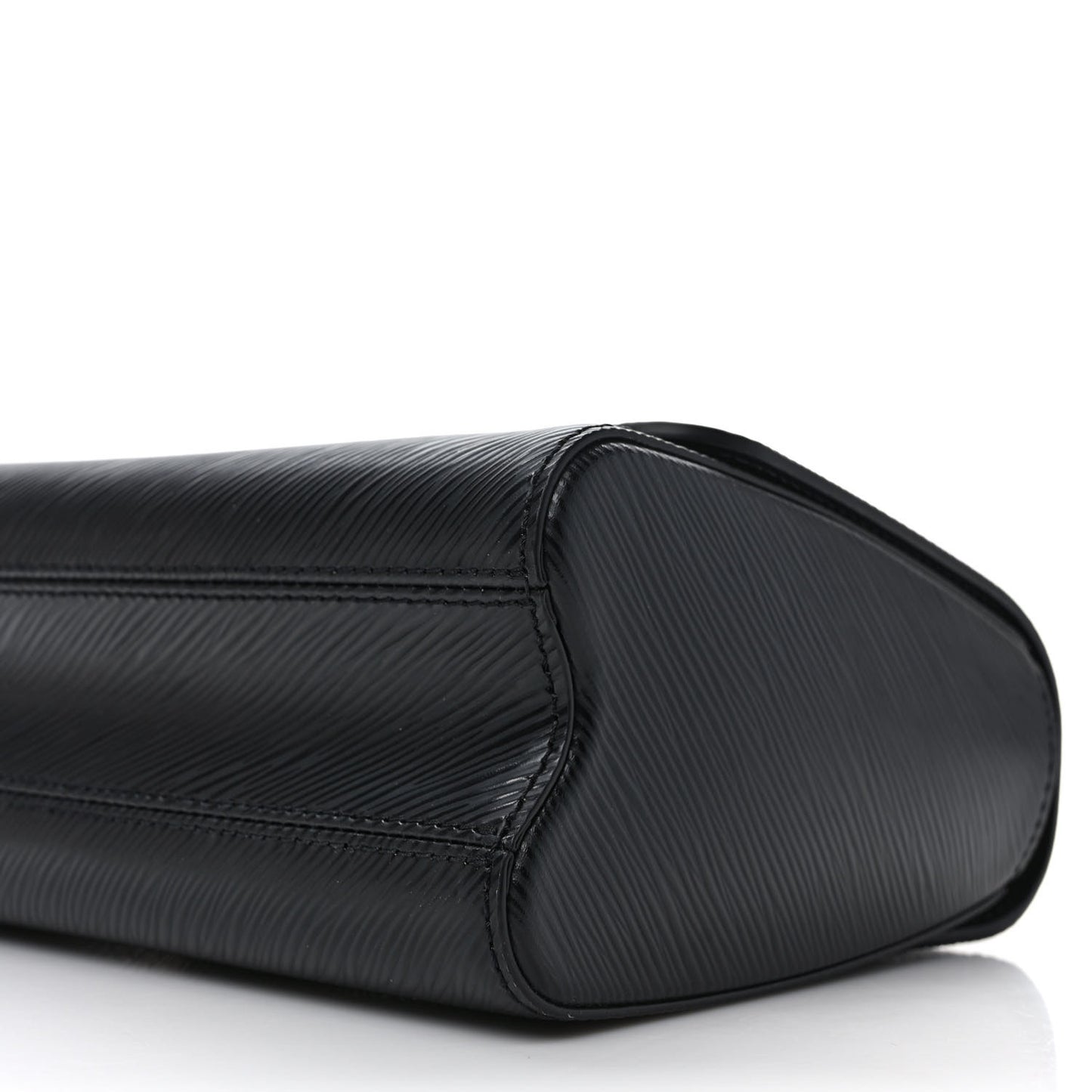 Epi Twist Top Handle Shoulder Bag MM Black