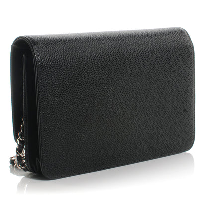 Chanel Caviar Timeless Wallet on Chain WOC Black 3 of 10