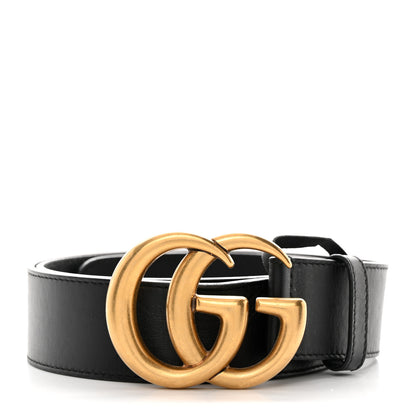 Gucci Calfskin Double G 40mm Belt 95 38 Black 1 of 7