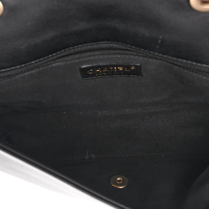 Chanel Calfskin Quilted Medium Graphic Flap Red Black 5 of 11