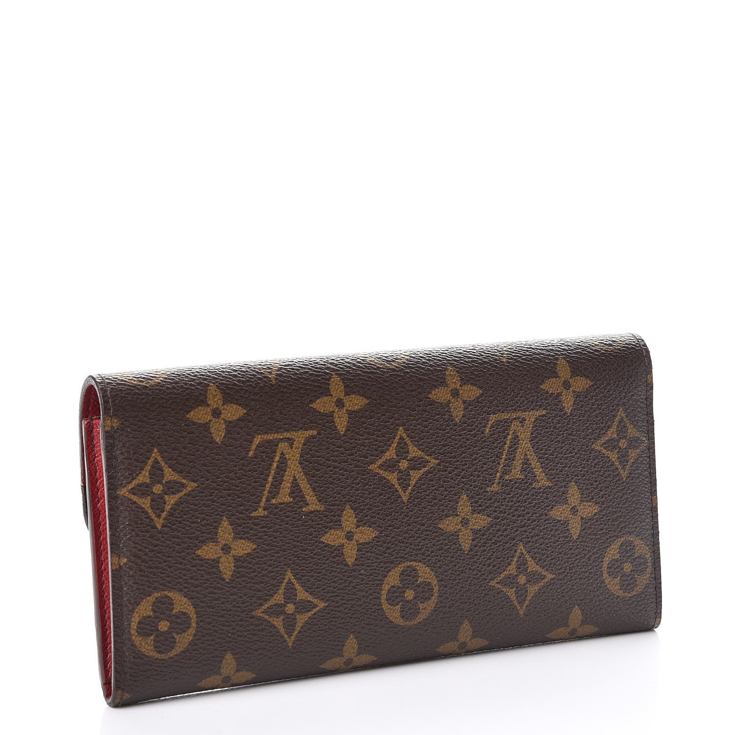 Louis Vuitton Monogram Emilie Wallet Red 3 of 7