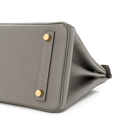 Hermes Togo Birkin 25 Gris Meyer 10 of 11