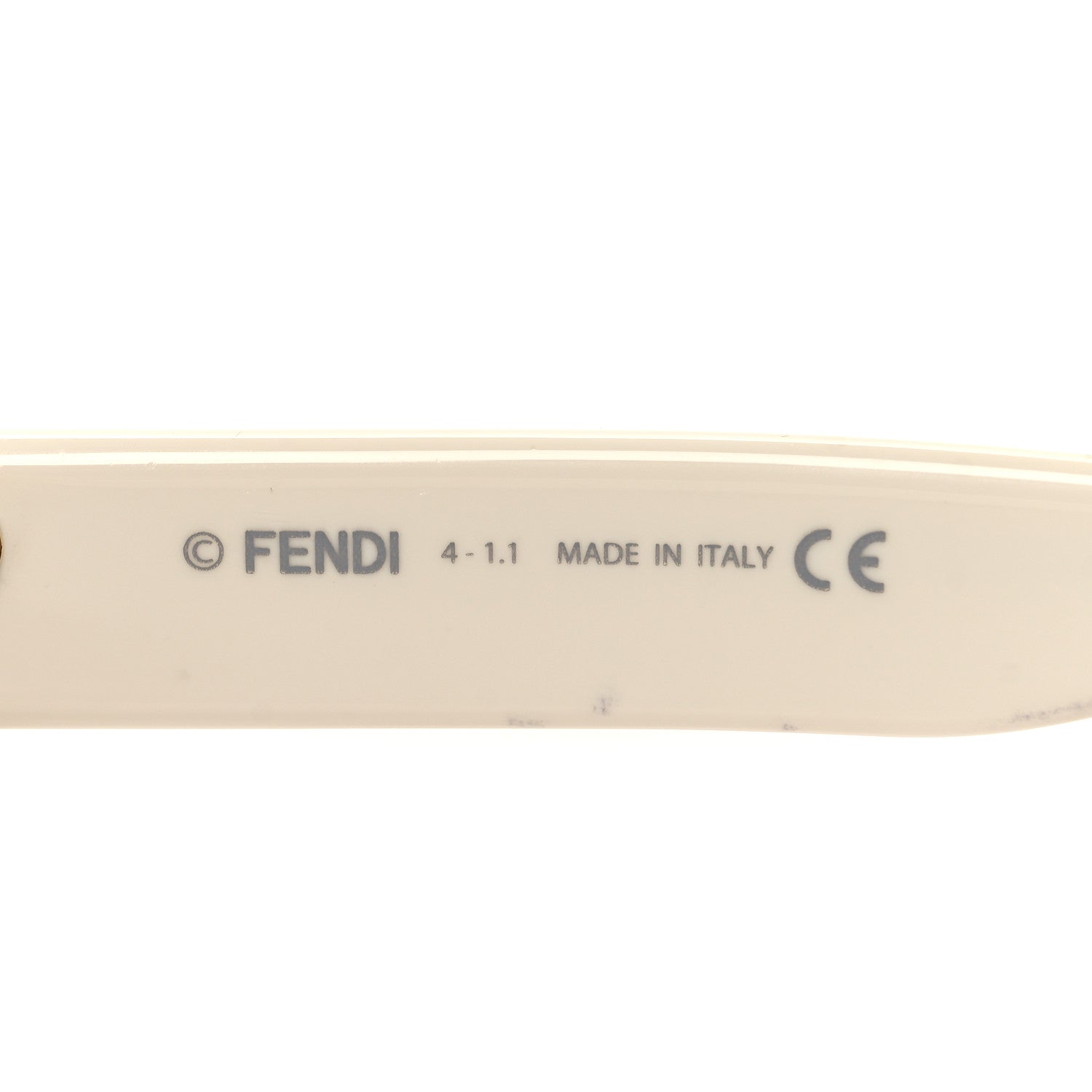 Fendi Acetate Fendi Bold Sunglasses FE40018I White 5 of 8