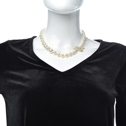 Chanel Pearl CC 100th Anniversary Necklace Light Gold 2 of 6