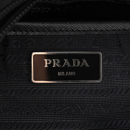 Prada Nylon New Vela Studded Messenger Bag Black Rosa Fluo 5 of 8