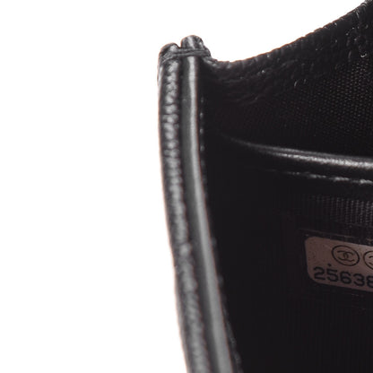 Chanel Caviar Quilted Large Boy Gusset Flap Wallet Black 8 of 9