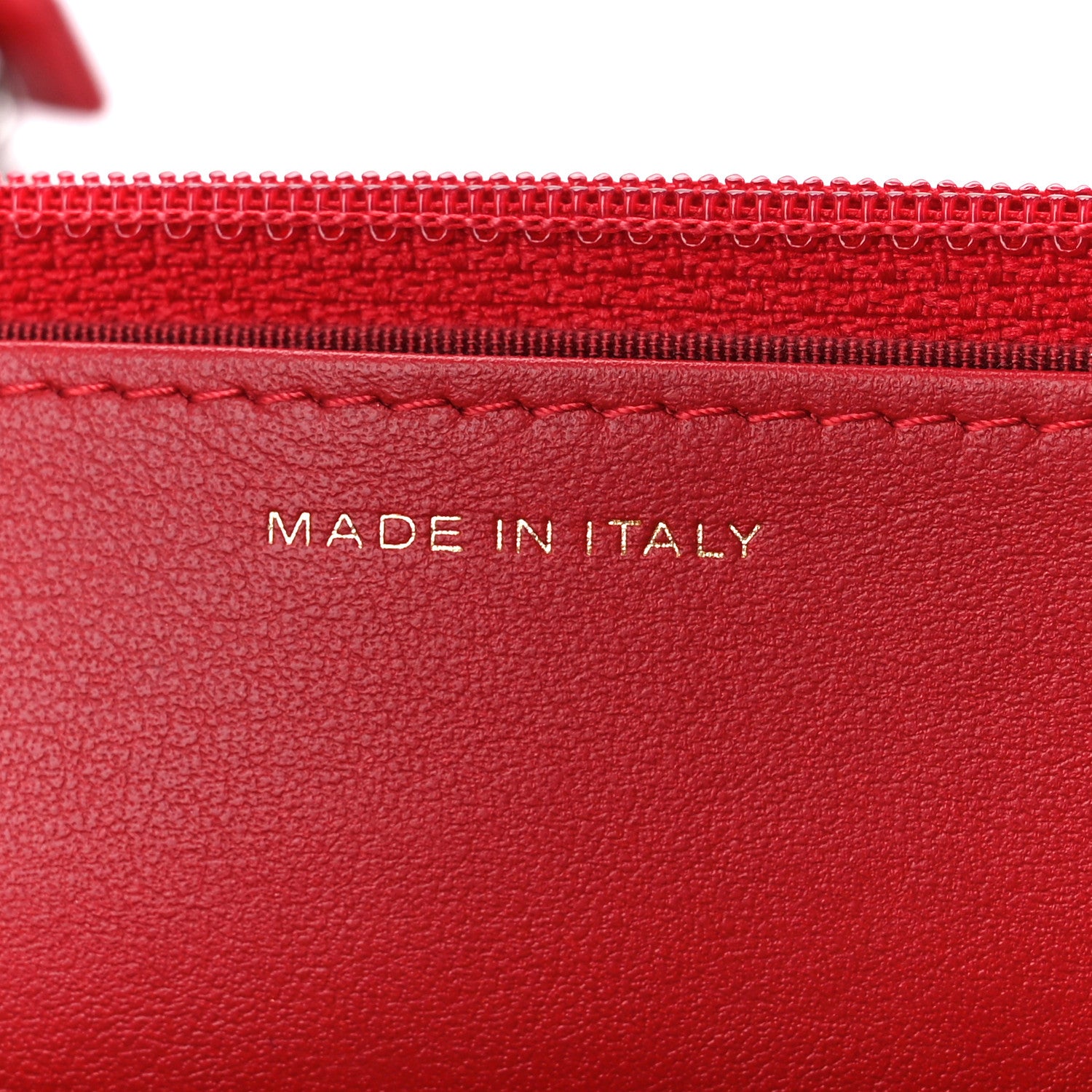 Chanel Goatskin Quilted Chanel 19 Wallet On Chain WOC Red 7 of 11