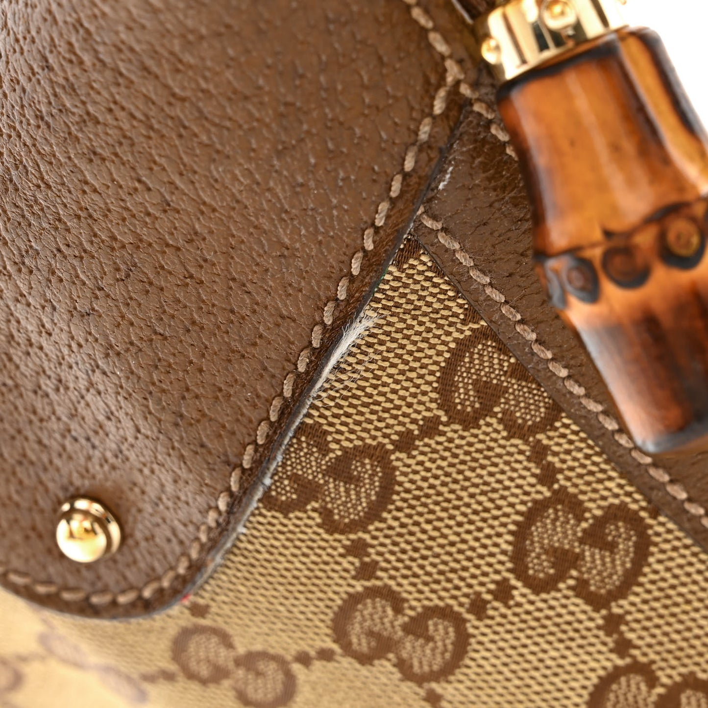 Monogram Bamboo Ring Hobo Brown