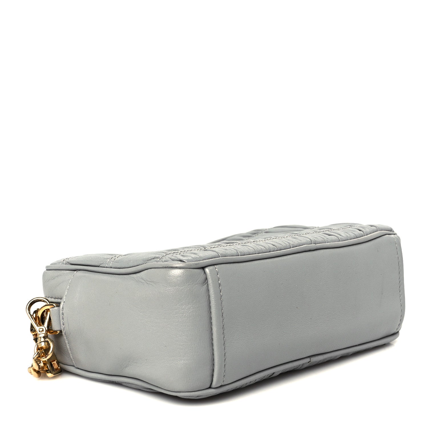 Prada Nappa Gaufre Camera Bag Nuvola 4 of 10