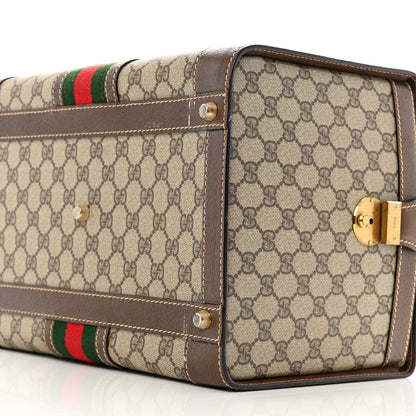 Gucci Monogram Web Train Cosmetic Case Brown 9 of 16