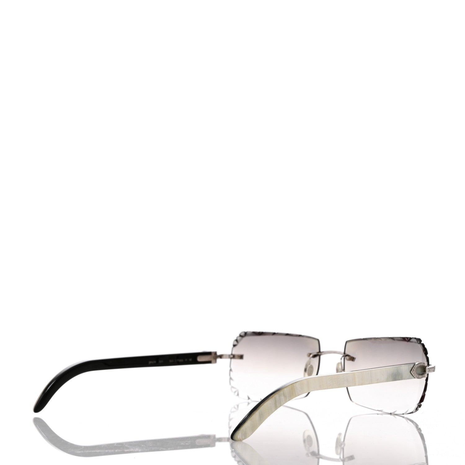 Cartier Metal Horn Square Sunglasses CT00460 Grey 4 of 7