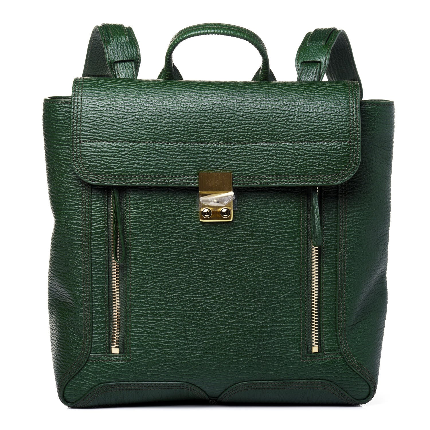 3.1 Phillip Lim Textured Calfskin Pashli Backpack Jade 1 of 16