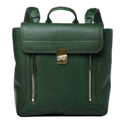 3.1 Phillip Lim Textured Calfskin Pashli Backpack Jade 1 of 16