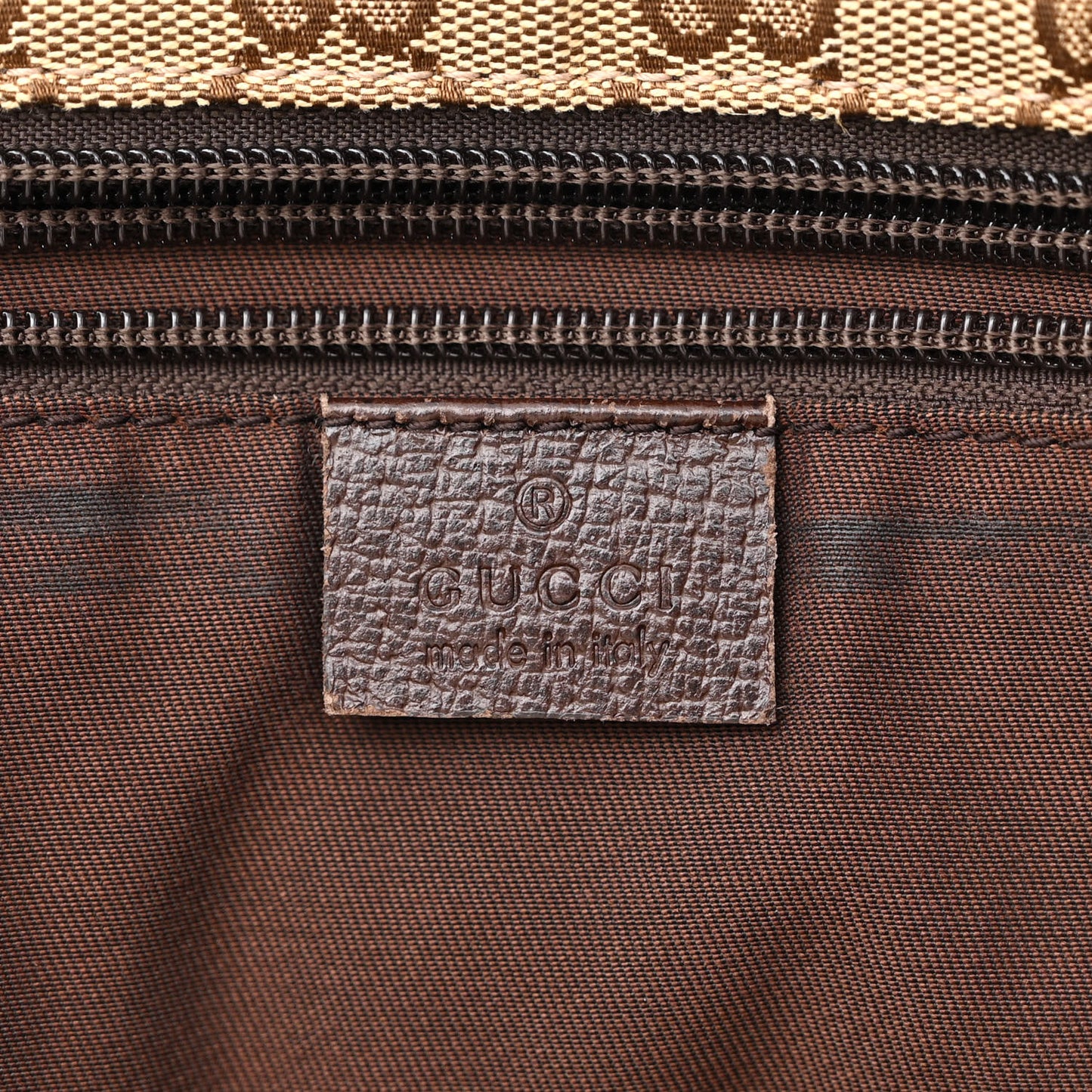 GG Monogram Large Web Handle Bucket Tote