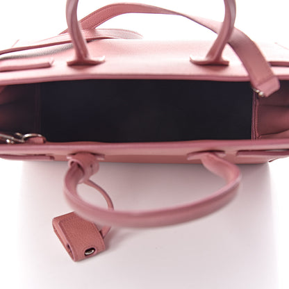 Saint Laurent Grained Calfskin Baby Sac De Jour Dark Rose 6 of 16