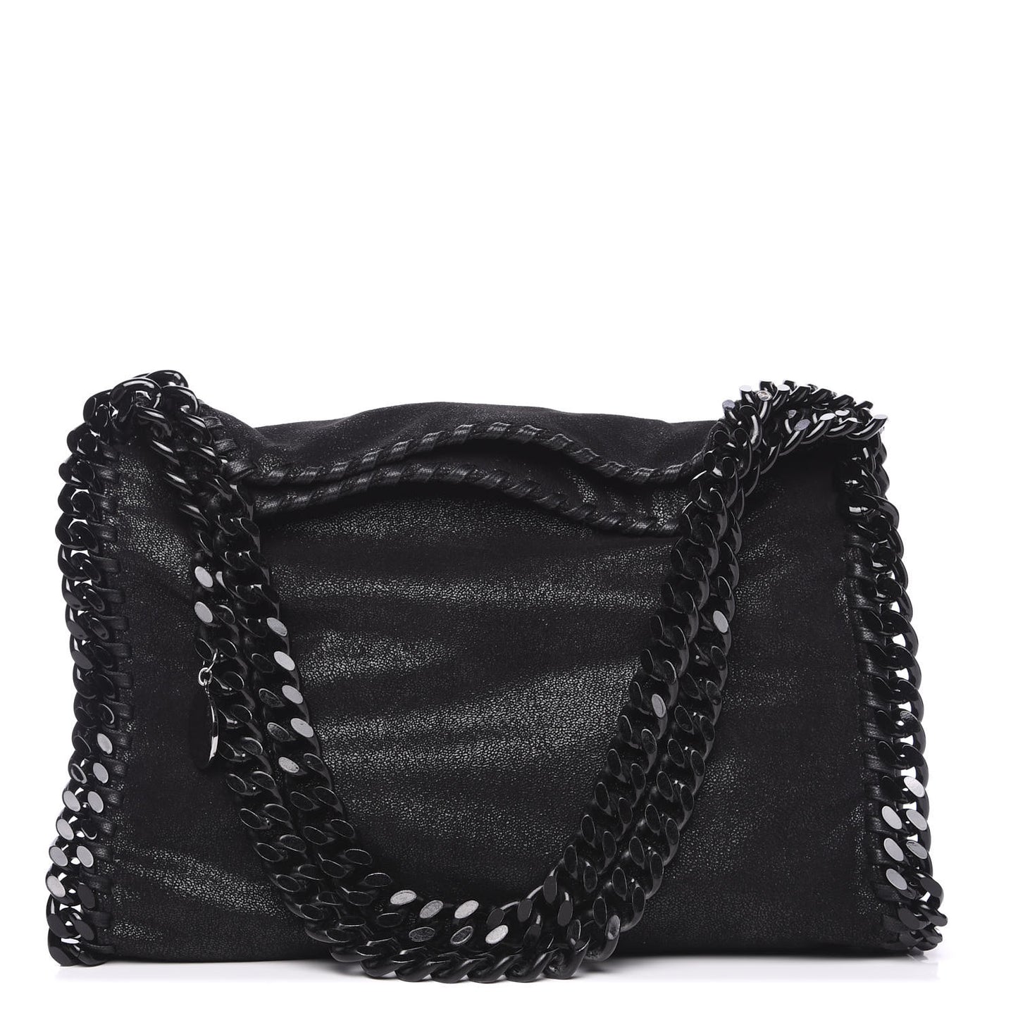 Shaggy Deer Small Falabella Tote Black
