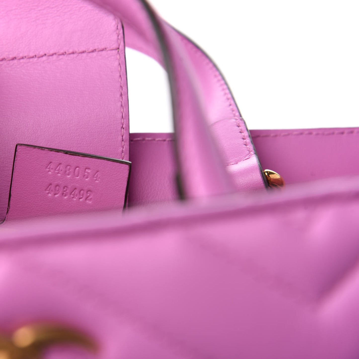 Calfskin Matelasse Small GG Marmont Tote Candy Mousse