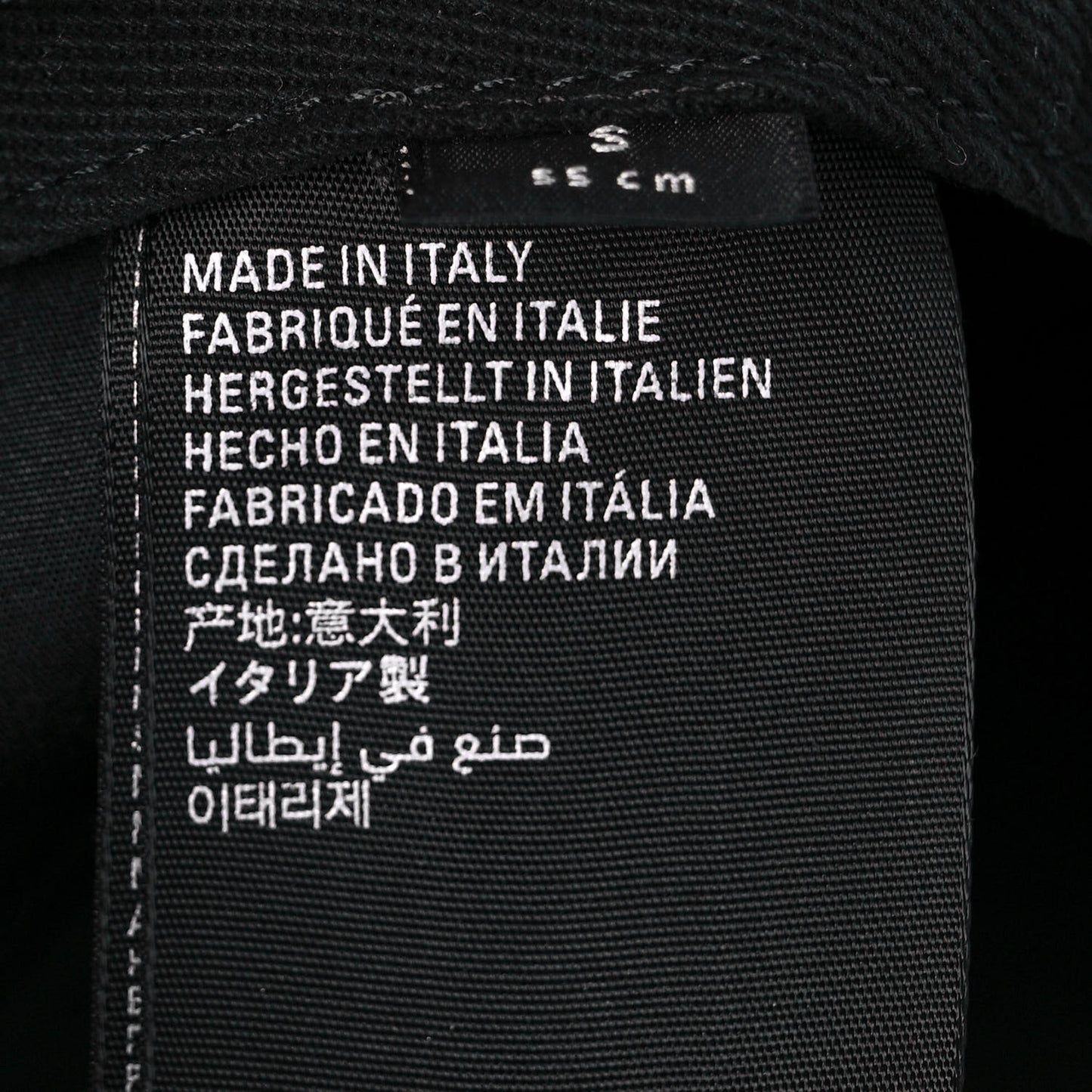 X BALENCIAGA BB Monogram Baseball Hat S Black
