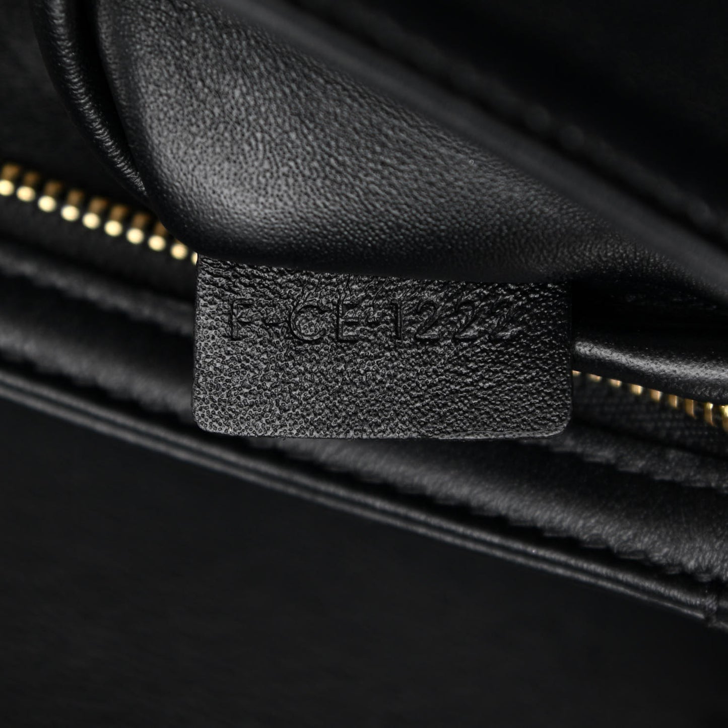 Shiny Calfskin Medium Triomphe Black