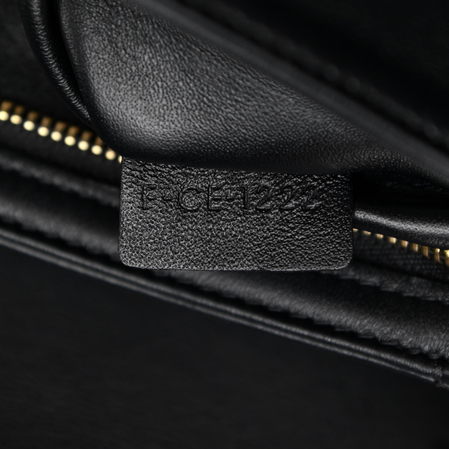 Celine Shiny Calfskin Medium Triomphe Black 8 of 11