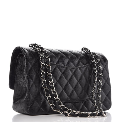 Chanel Caviar Quilted Medium Double Flap Black 4 of 9