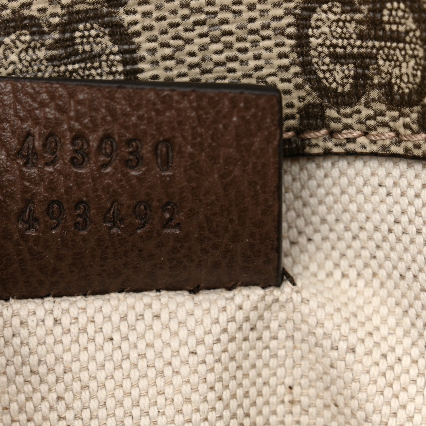GG Supreme Monogram Neo Vintage Web Belt Bag Brown