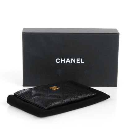 Chanel Caviar Quilted Card Holder Black 4 of 8
