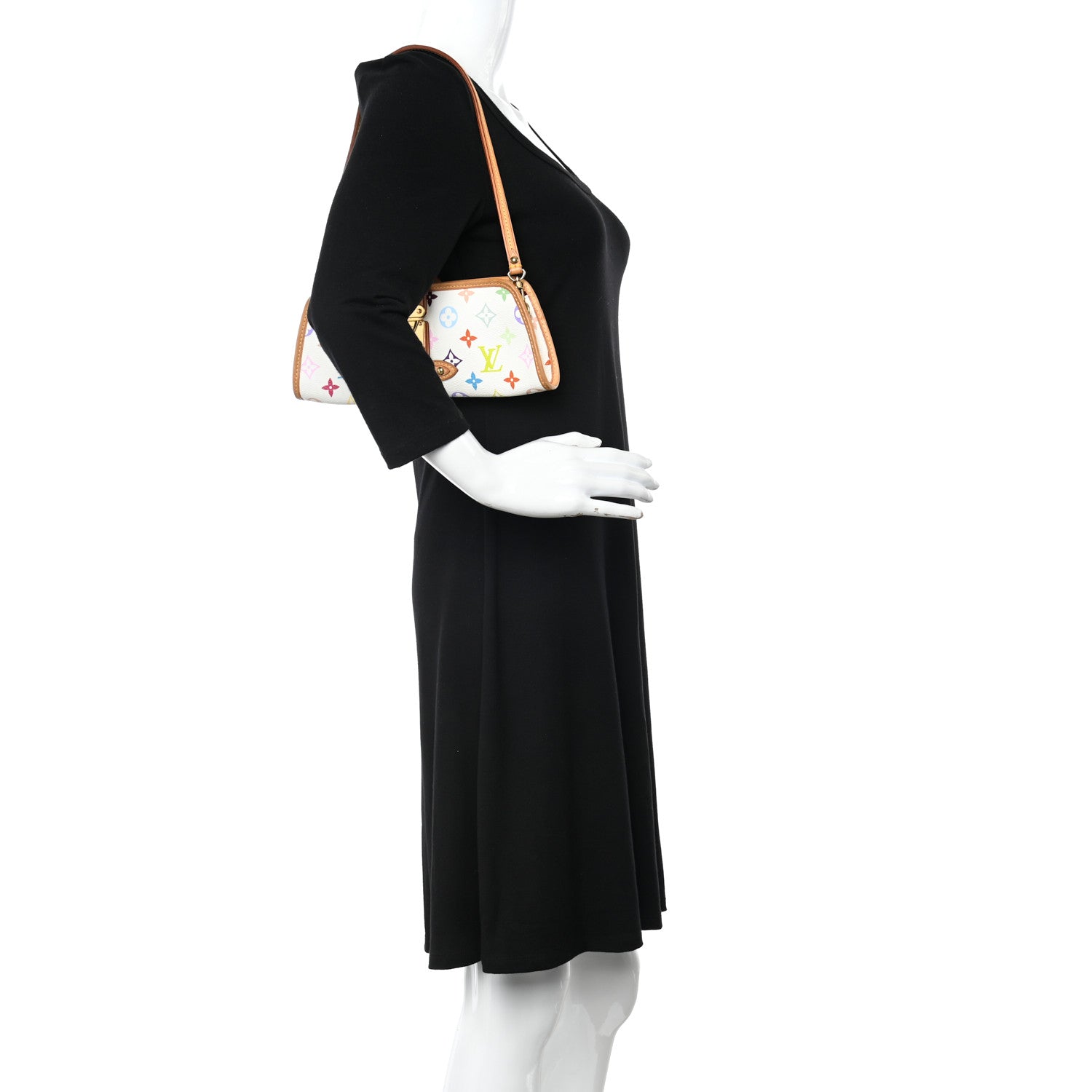 Louis Vuitton Monogram Multicolor Shirley White 2 of 26