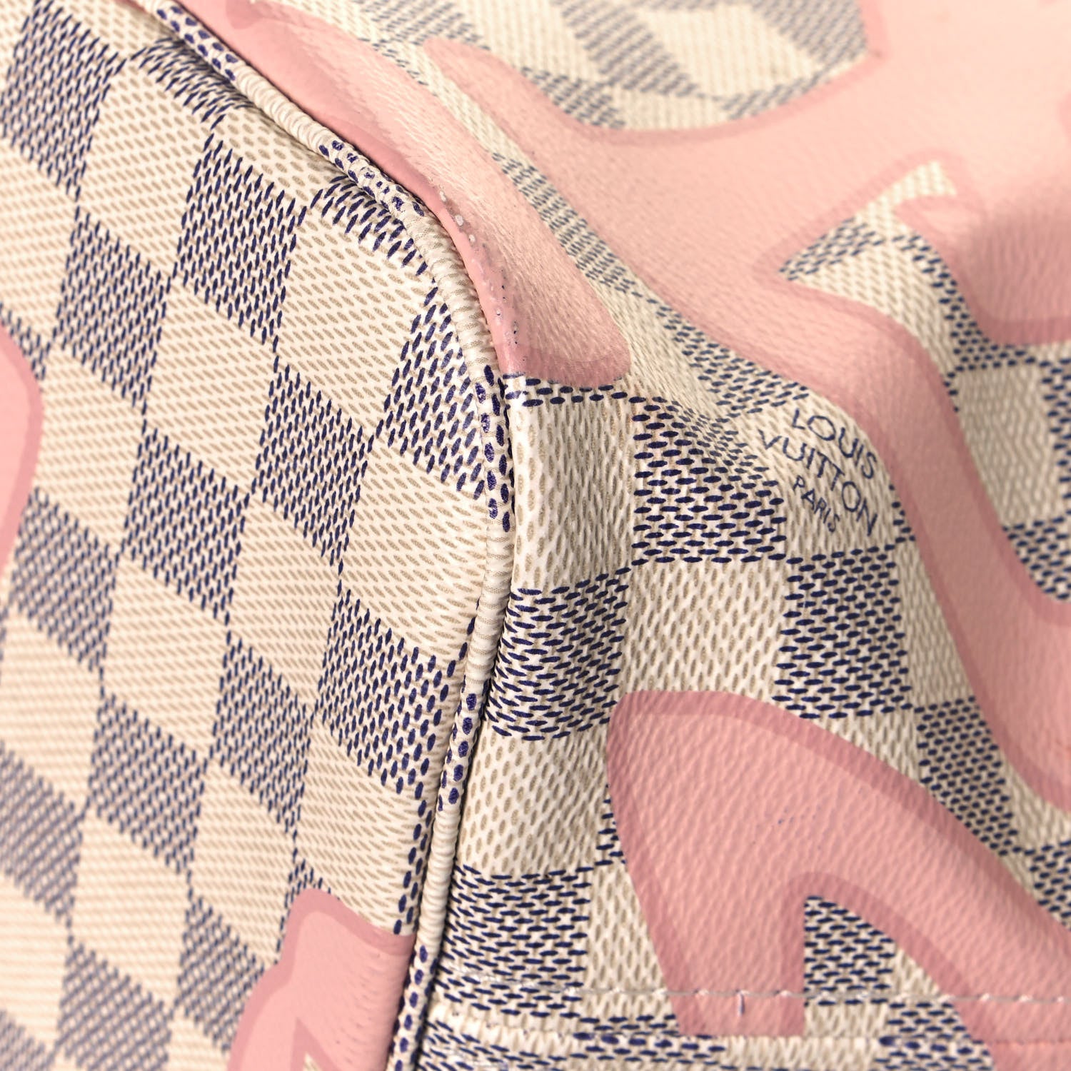 Louis Vuitton Damier Azur Tahitienne Neverfull MM 12 of 17