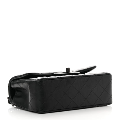Chanel Lambskin Quilted Mini Rectangular Flap So Black 4 of 11