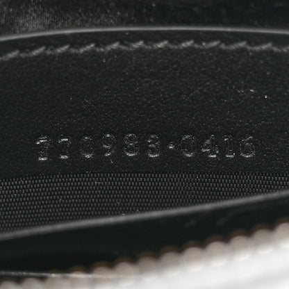 Gucci Velvet Matelasse Double G Studs Torchon GG Marmont Half Moon Hobo Black 7 of 10