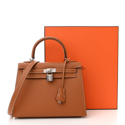 Hermes Epsom Kelly Sellier 25 Gold 11 of 11