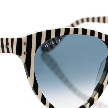 Gucci Cat Eye GG0569S Sunglasses White Black 8 of 8