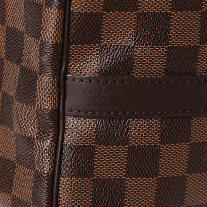 Louis Vuitton Damier Ebene Patches Speedy Bandouliere 30 6 of 9