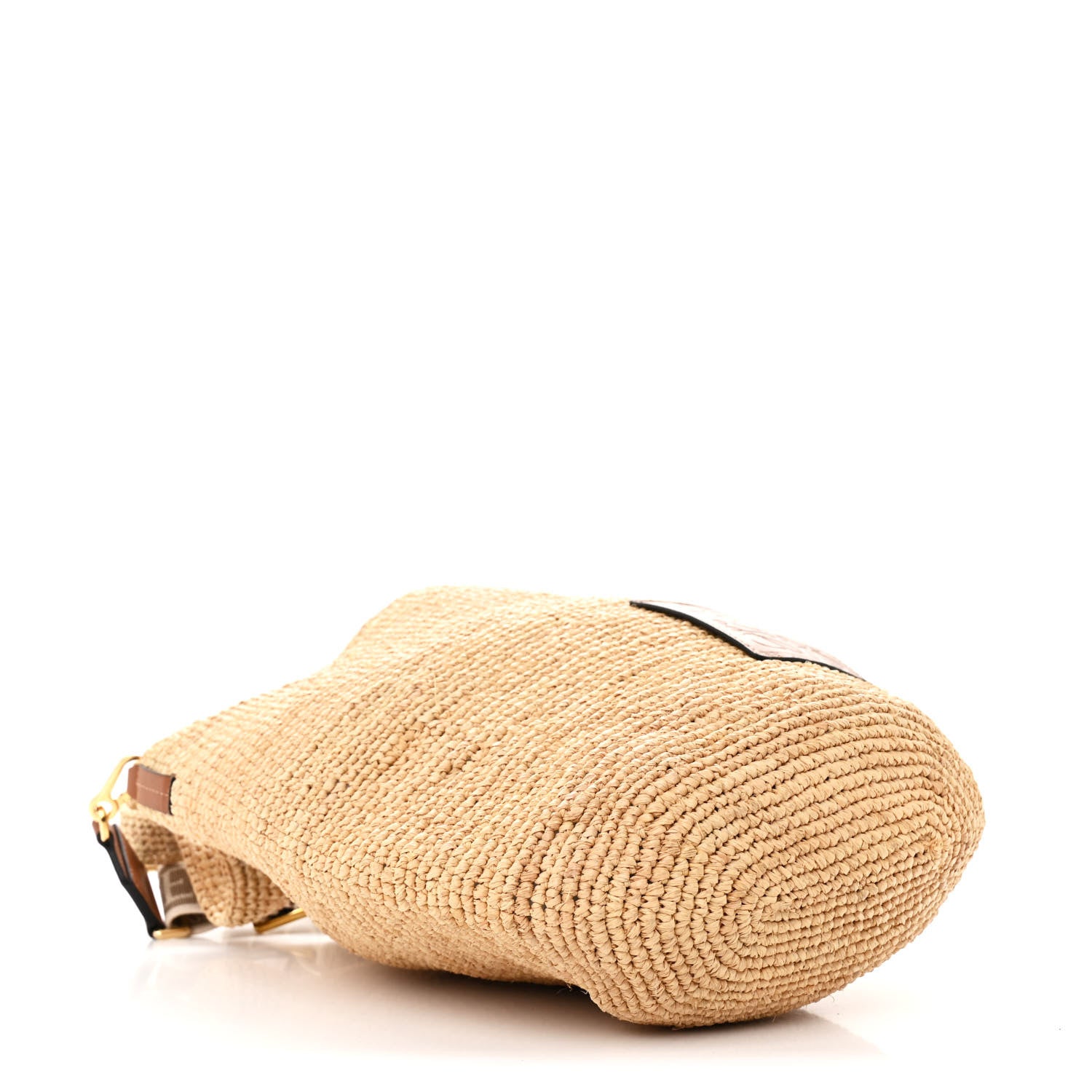 Loewe Raffia Mini Slit Tote Bag Natural Tan 4 of 10