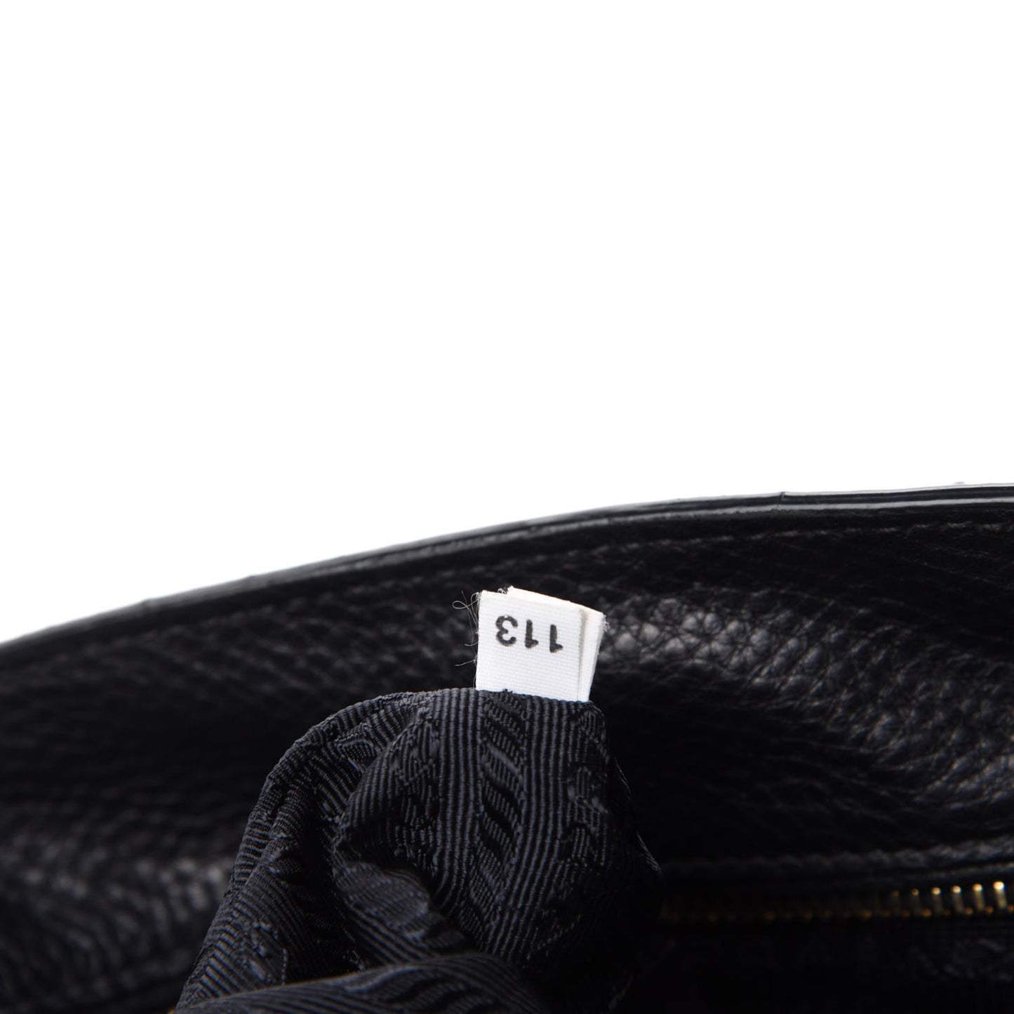 Vitello Daino Shopping Tote Black