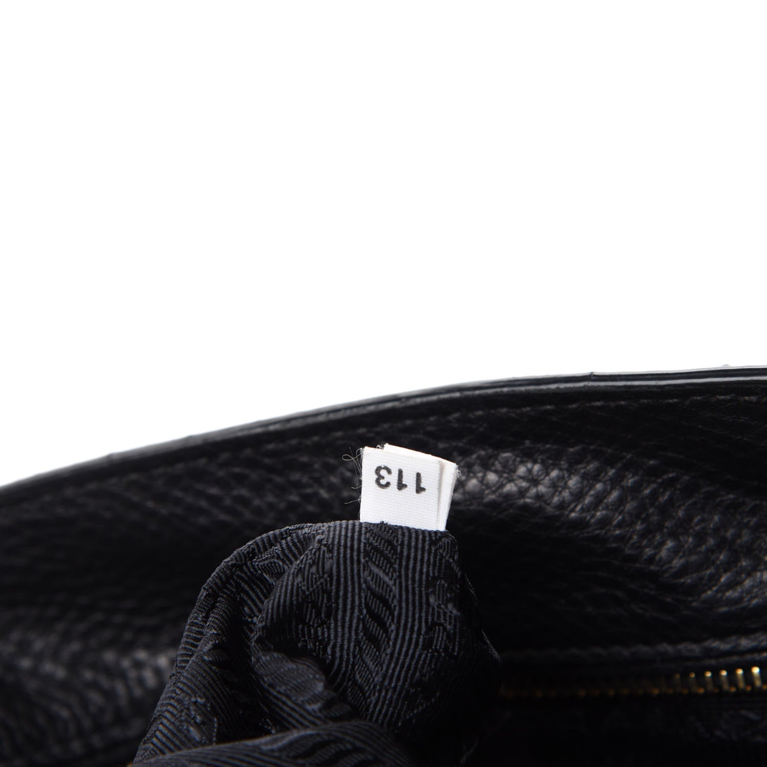 Prada Vitello Daino Shopping Tote Black 18 of 19