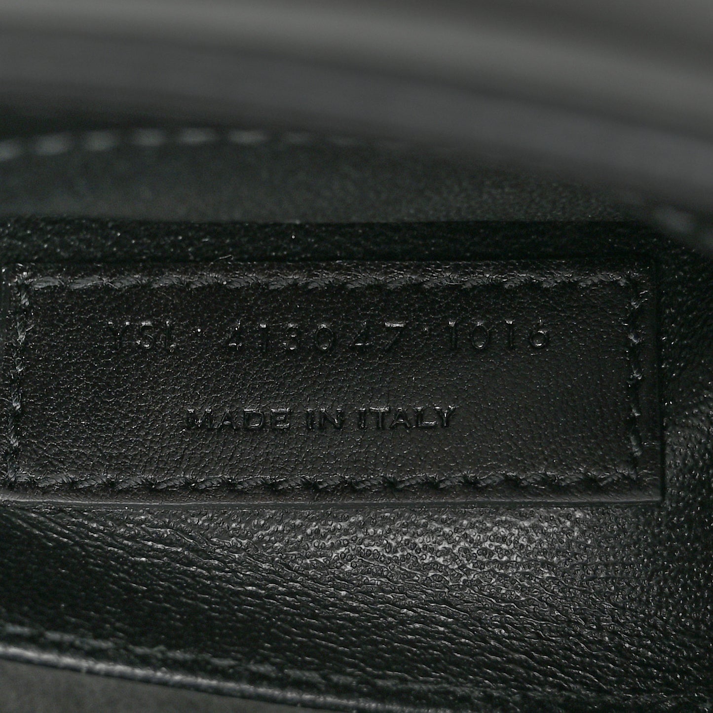 Calfskin Patchwork Baby Sac De Jour Black