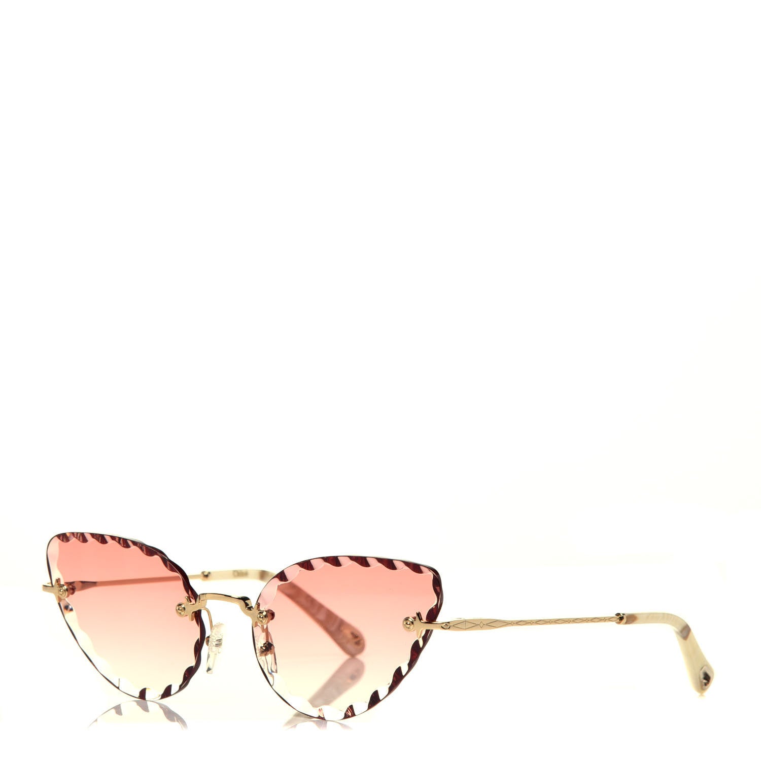 Chloe Metal Rosie Cat Eye Sunglasses Pink 1 of 7