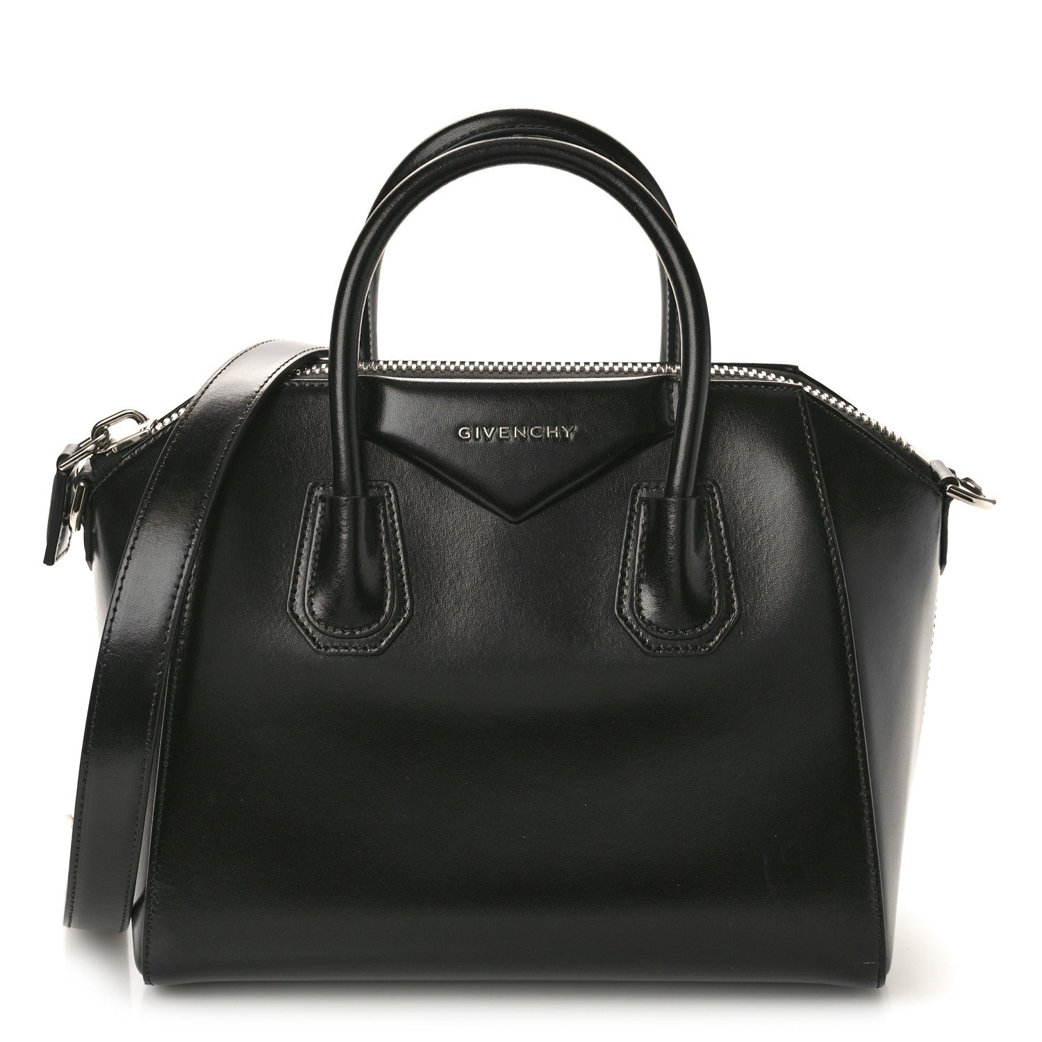 Givenchy Shiny Lord Calfskin Small Antigona Black 1 of 10