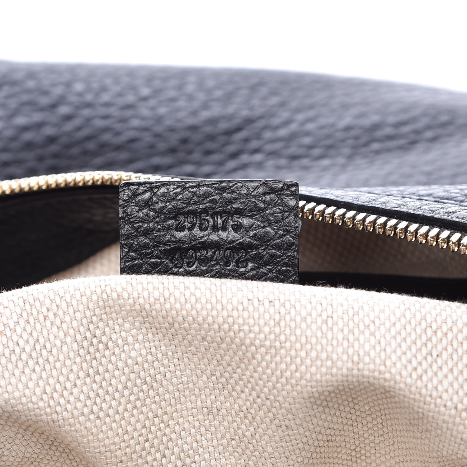 Gucci Pebbled Calfskin Medium Soho Hobo Black 7 of 11